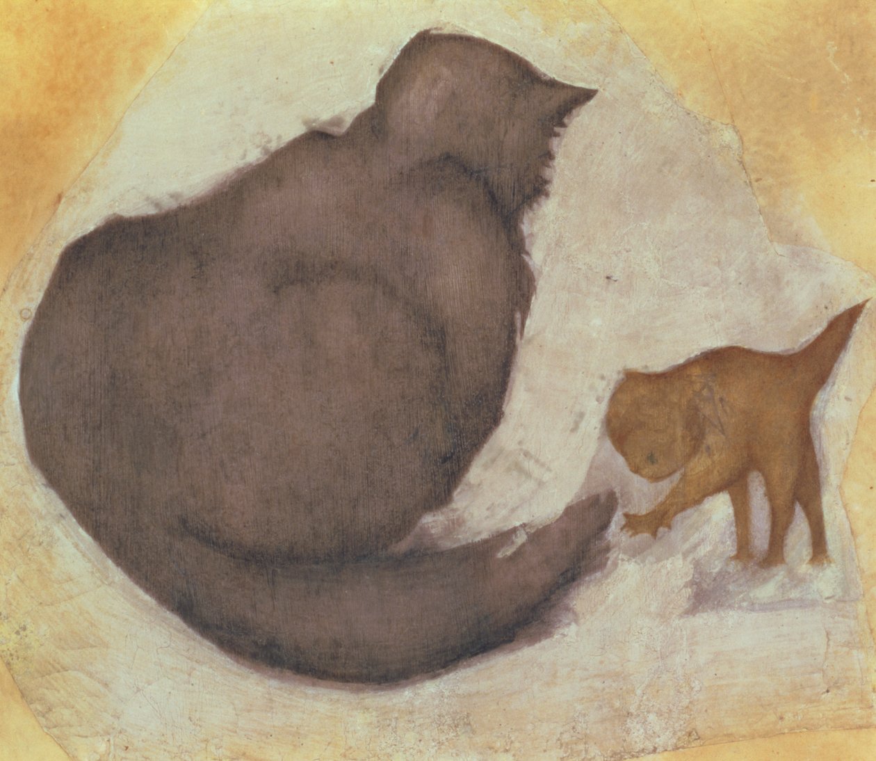 Chat et chaton - Edward Burne Jones