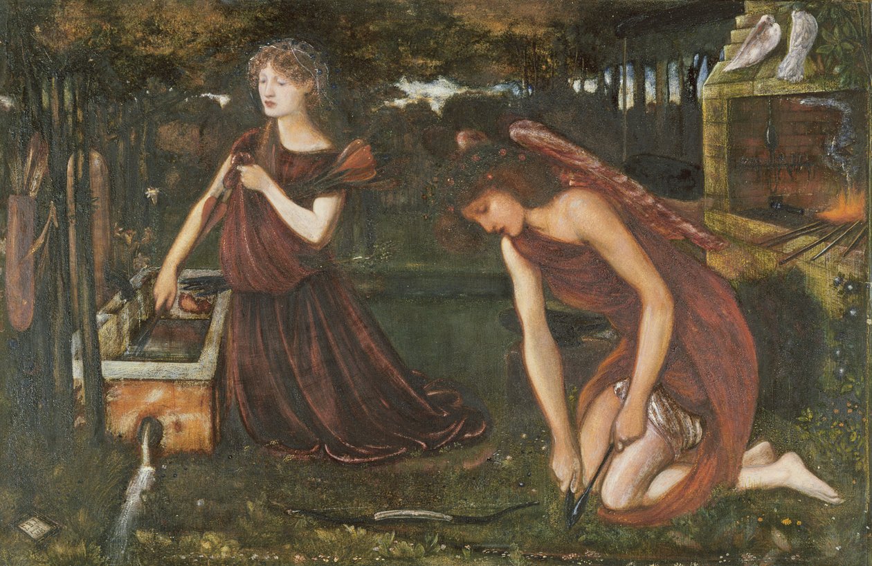 La Forge de Cupidon - Edward Burne Jones