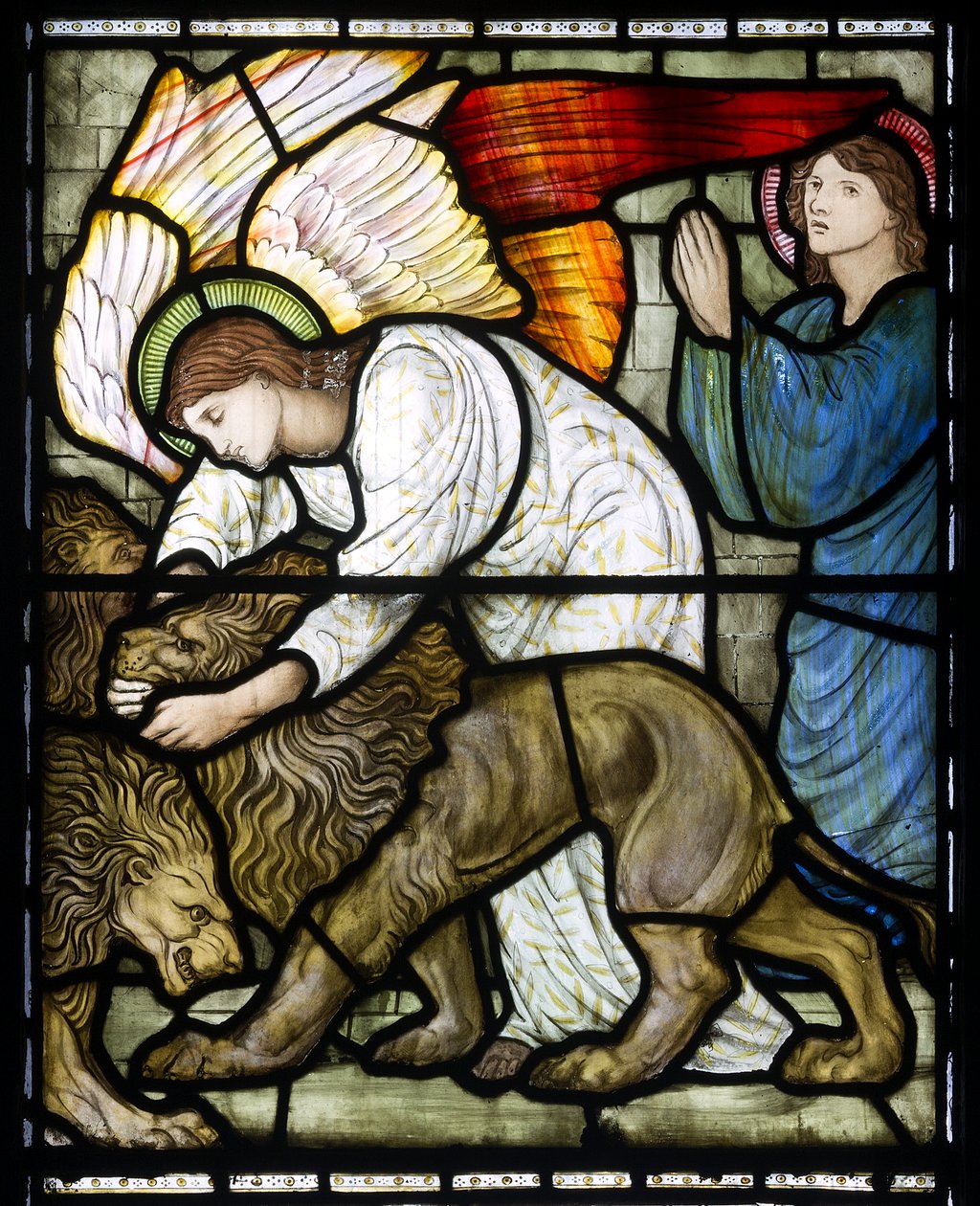 Daniel dans la fosse aux lions - Edward Burne Jones