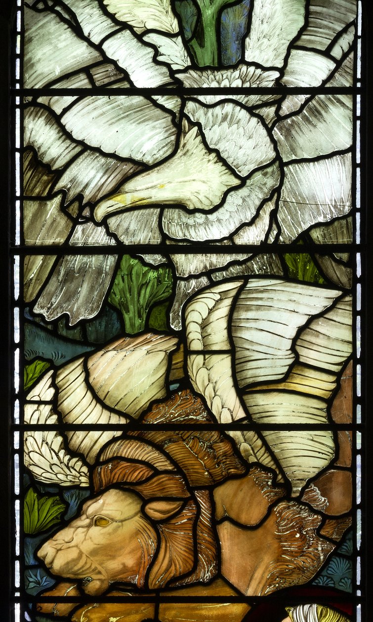 Aigle et Lion (détail) - Edward Burne Jones