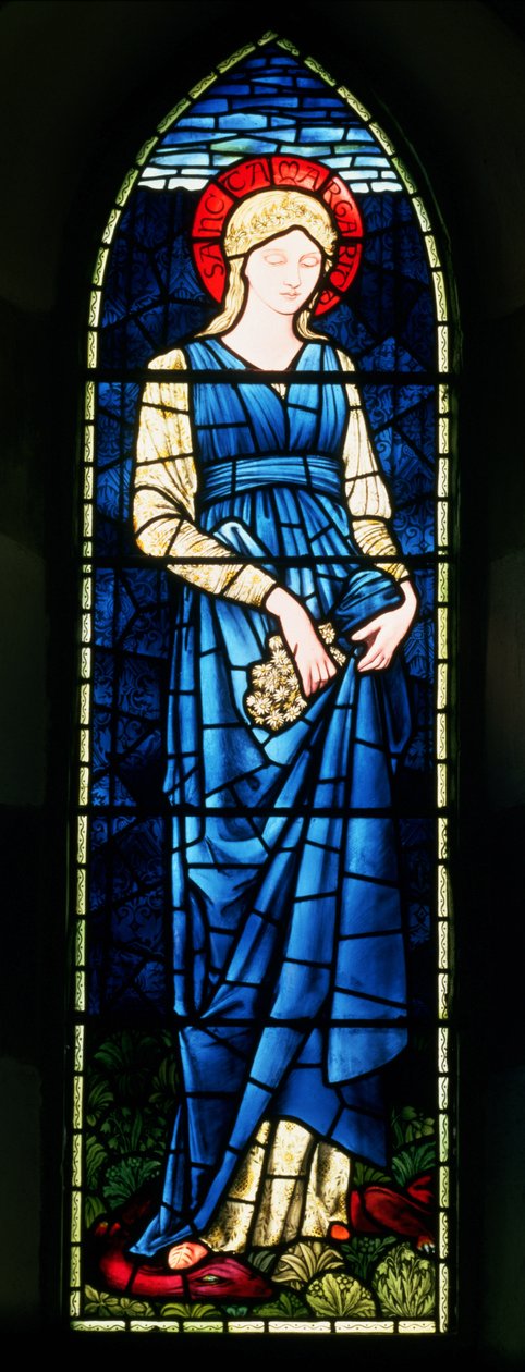 Sainte Marguerite - Edward Burne Jones