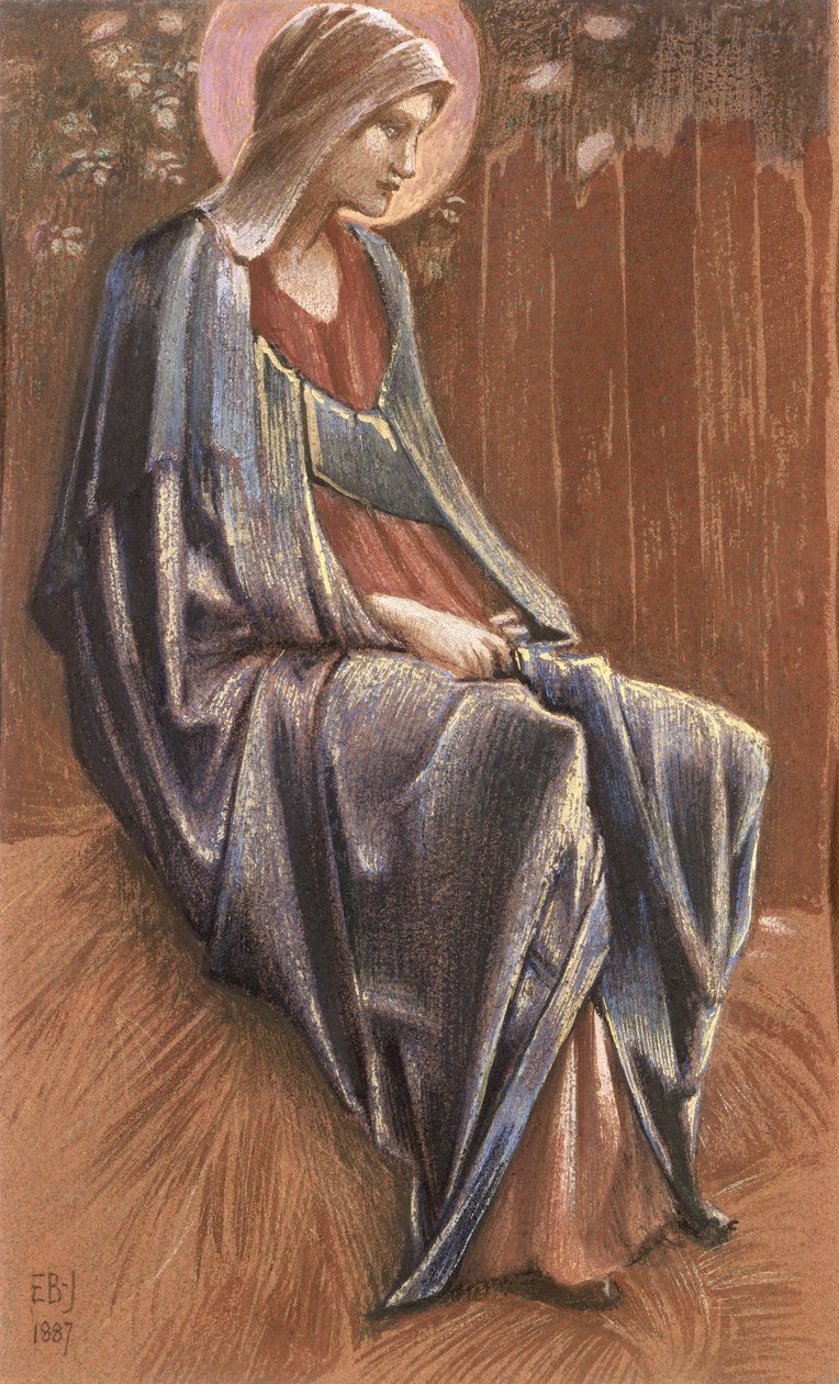 La Vierge, 1887 - Edward Burne Jones