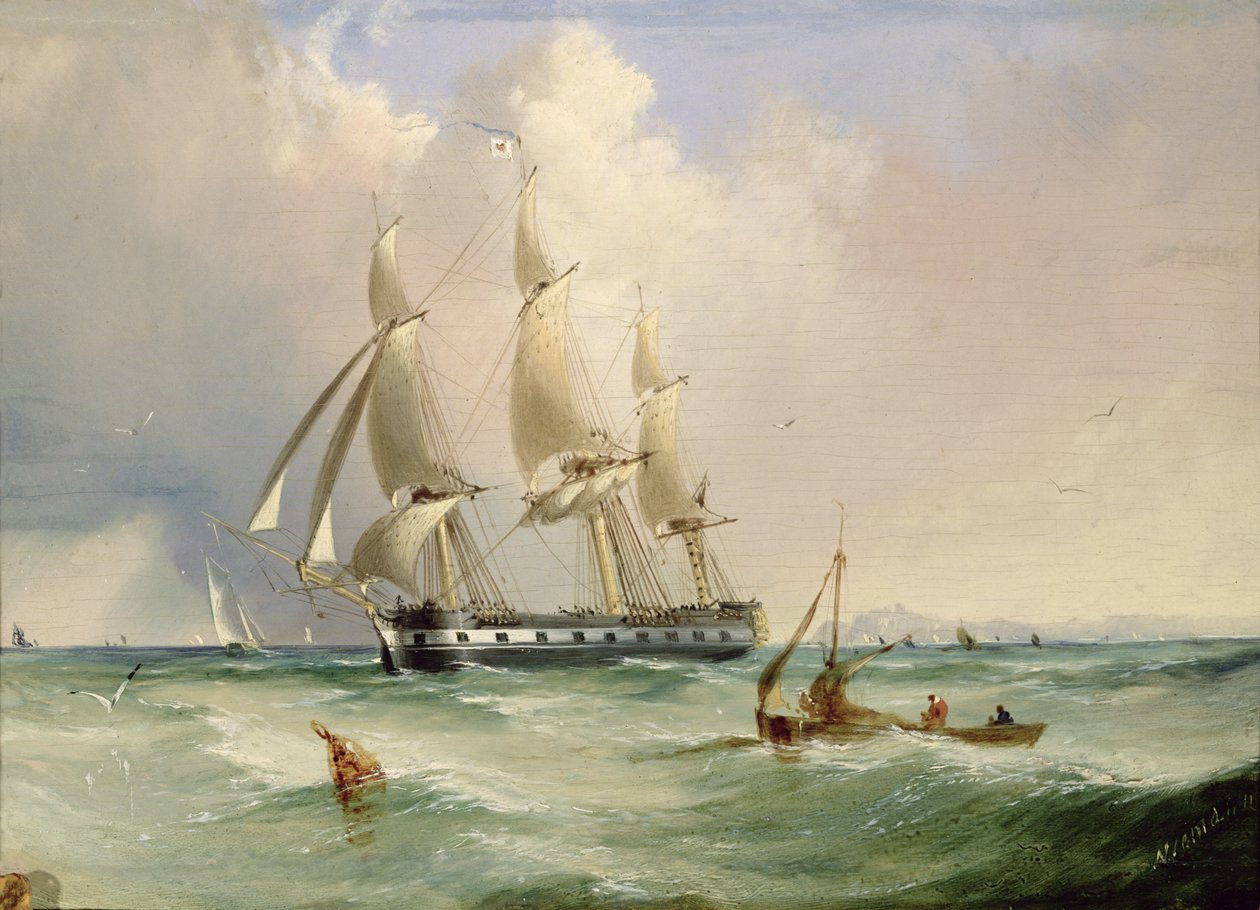 Frégate sous Voile - Edward H. Niemann