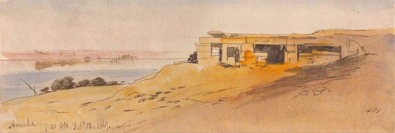 Amada, 7h20, 12 février 1867 (421) - Edward Lear