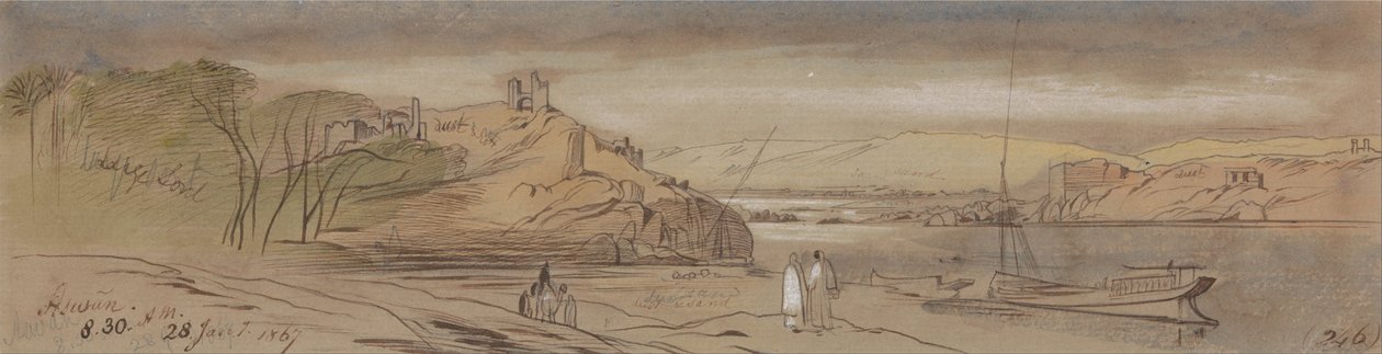 Assouan - Edward Lear