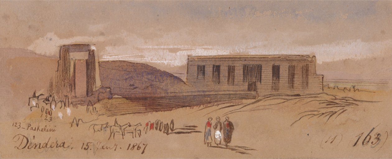 Dendera 163 - Edward Lear