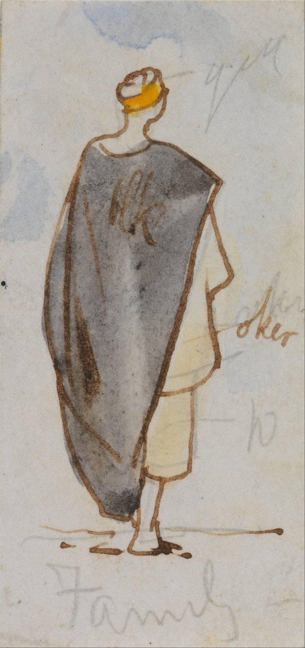 Homme égyptien - Edward Lear