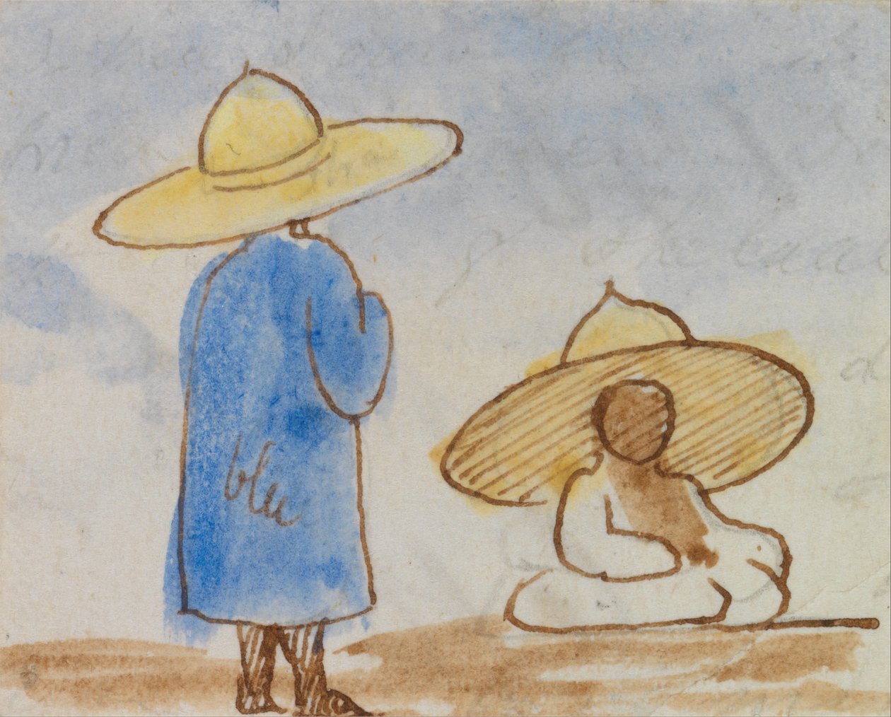 Hommes égyptiens - Edward Lear