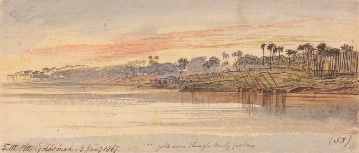 Golosoneh, 5-10 p.m., 3 janvier 1867 - Edward Lear