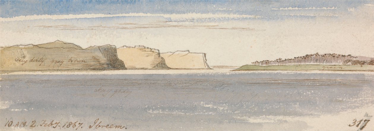 Ibreem, 10h00, 2 février 1867 - Edward Lear