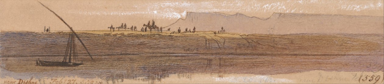 Près de Dishna - Edward Lear