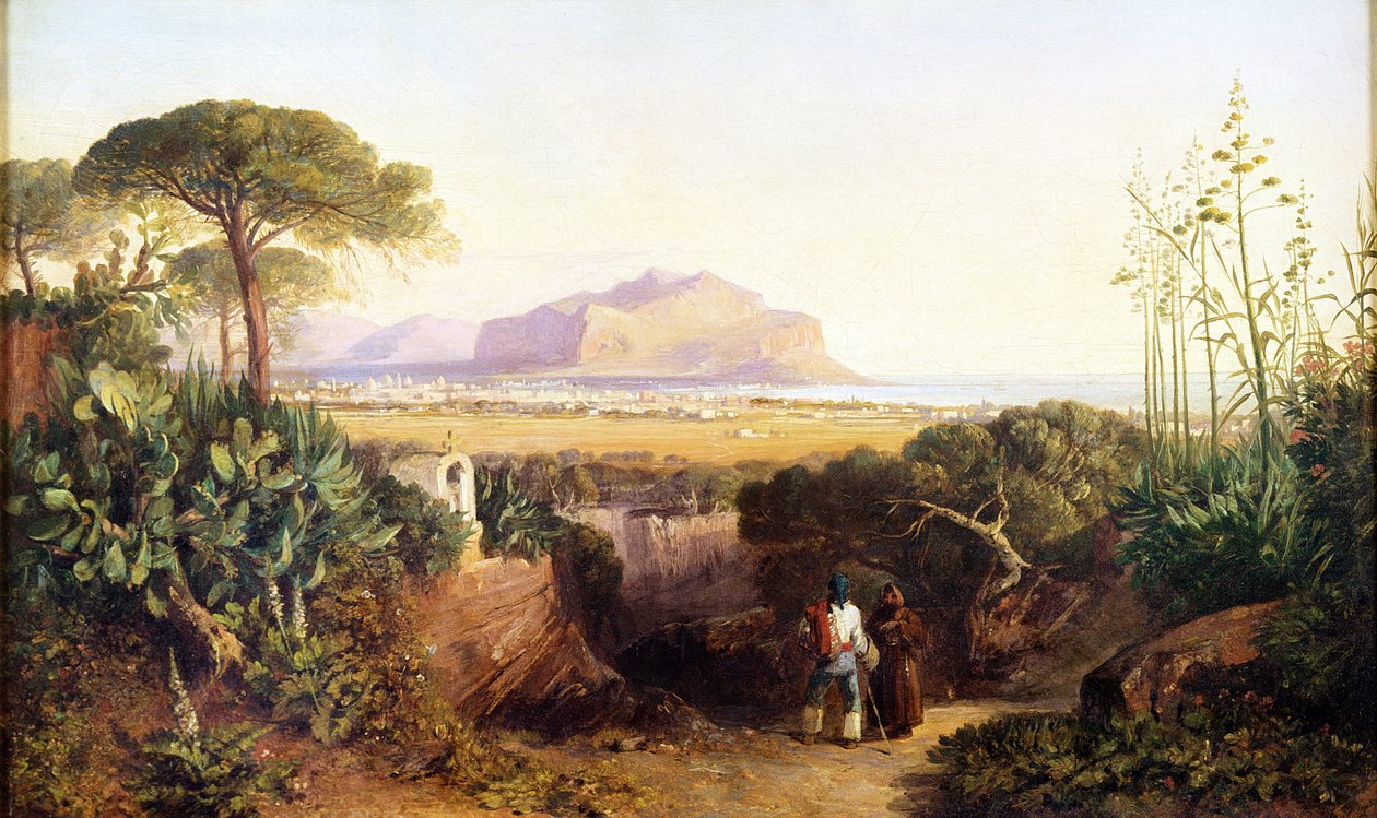 Palerme, Sicile, 1847 - Edward Lear