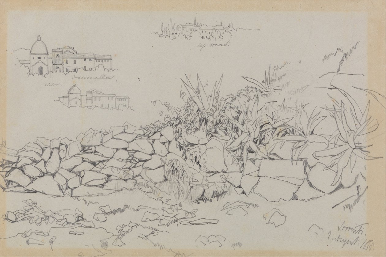 Sorrente, 2 août 1838 - Edward Lear