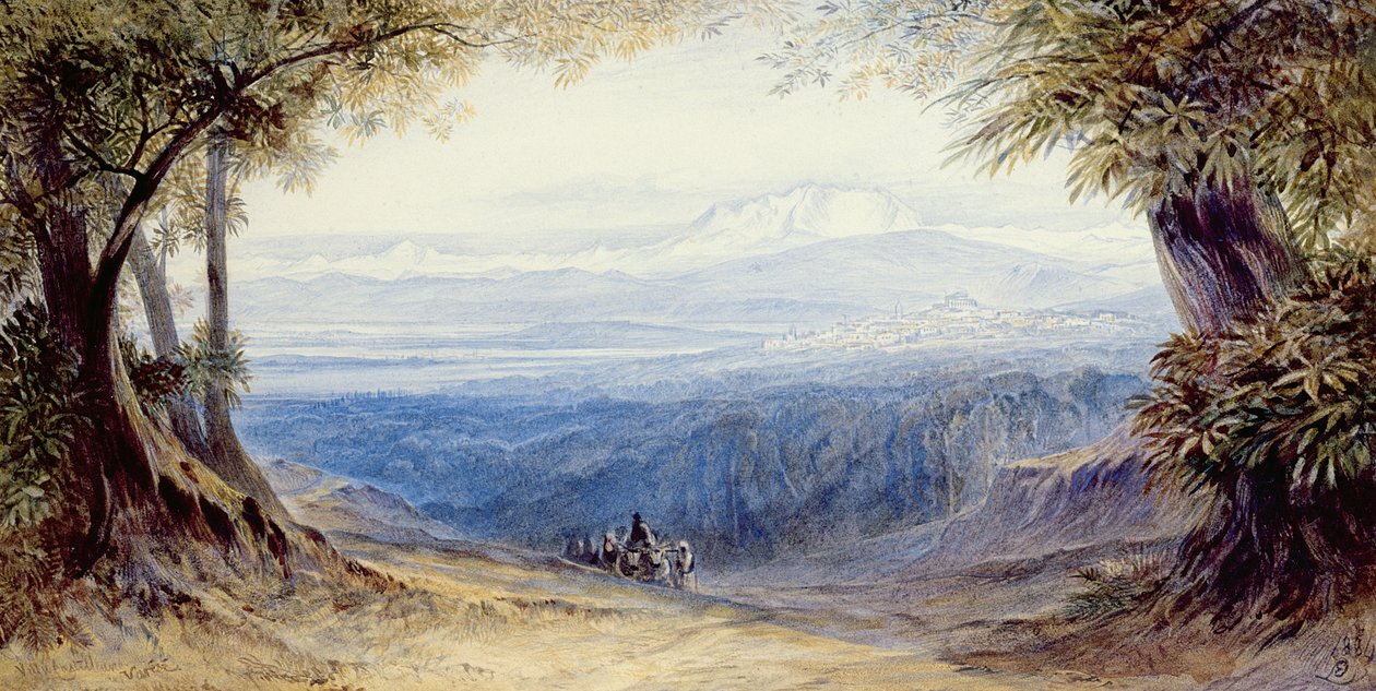 Villa Castellane, Varèse, 1884 - Edward Lear