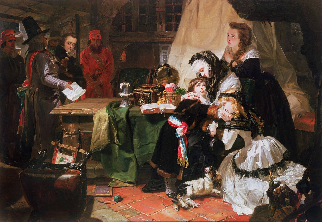 Marie-Antoinette et ses enfants - Edward Matthew Ward