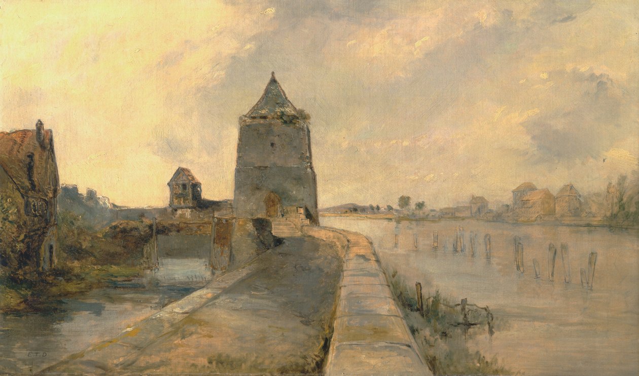 Le Rhin à Constance - Rev. Edward Thomas Daniell