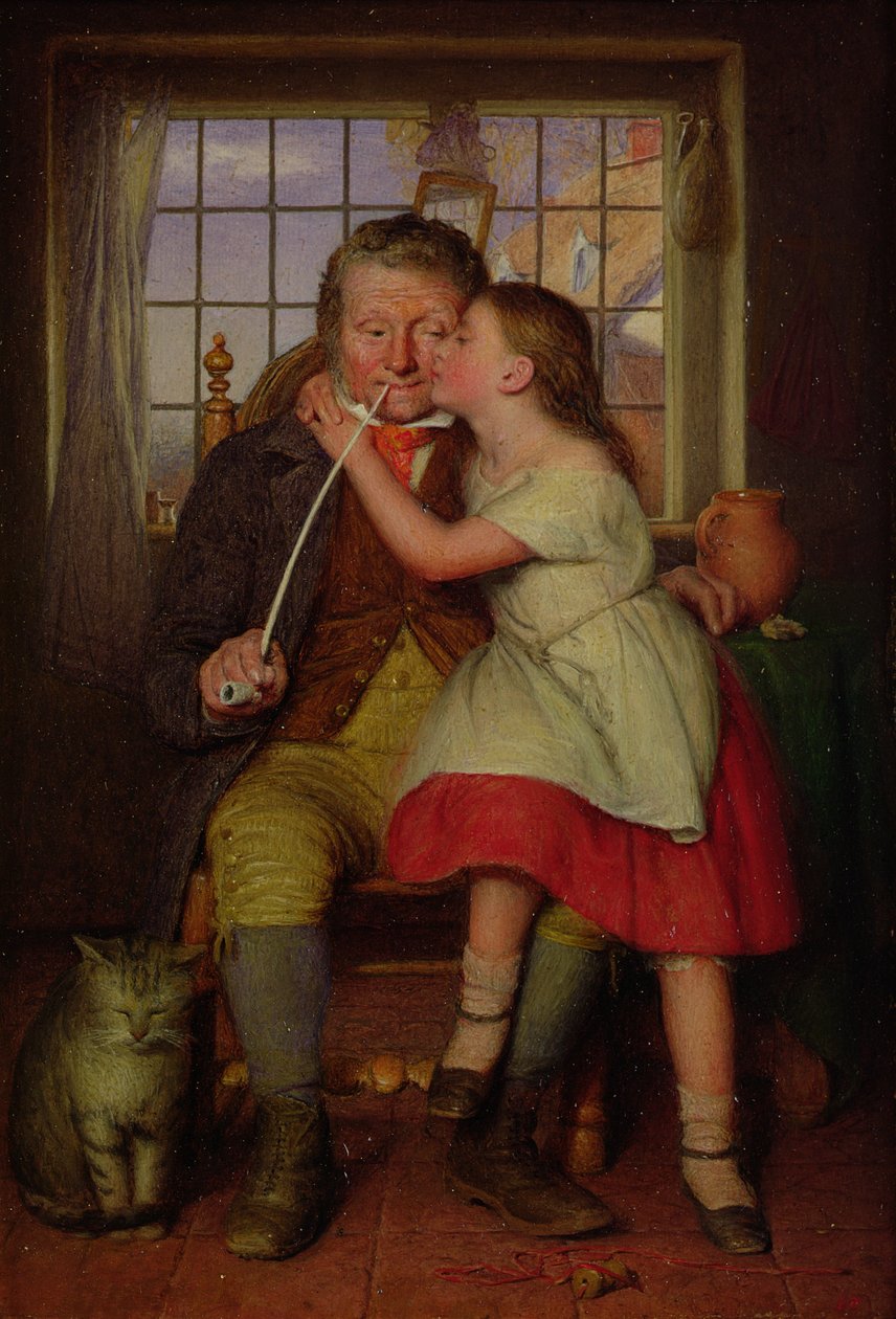 Sur les genoux de grand-père - Edward Thompson Davis