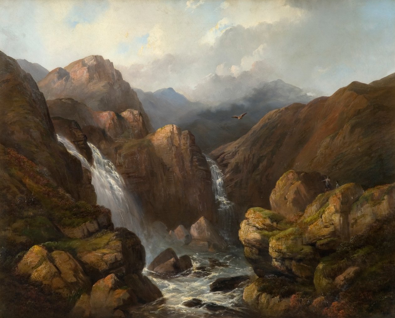 Une cascade écossaise - Edward Train