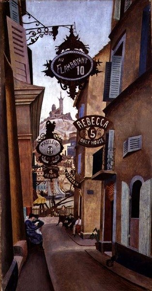 Rue de la Reynarde, Marseille - Edward Alexander Wadsworth