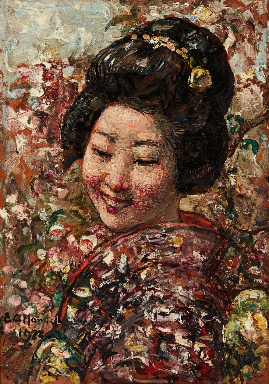Fille japonaise - Edward Atkinson Hornel