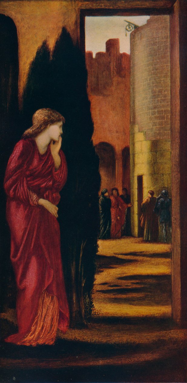 Danaé et la tour de bronze, 1872 - Edward Burne Jones