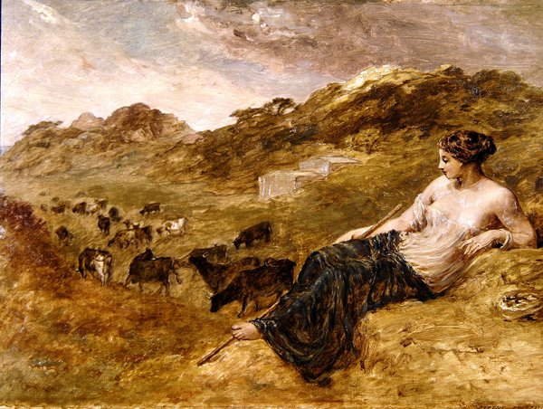 Cyrène et le bétail - Edward Calvert