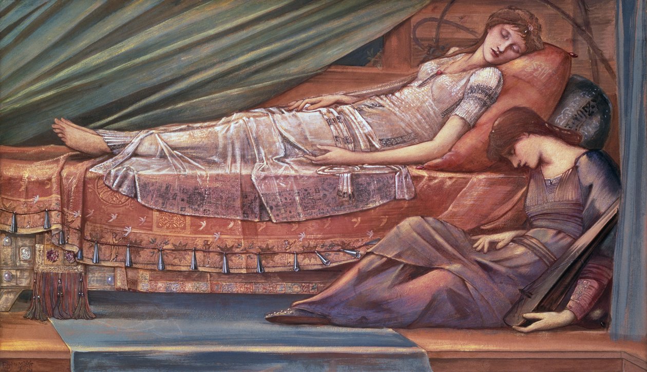 La princesse endormie - Edward Coley Burne Jones
