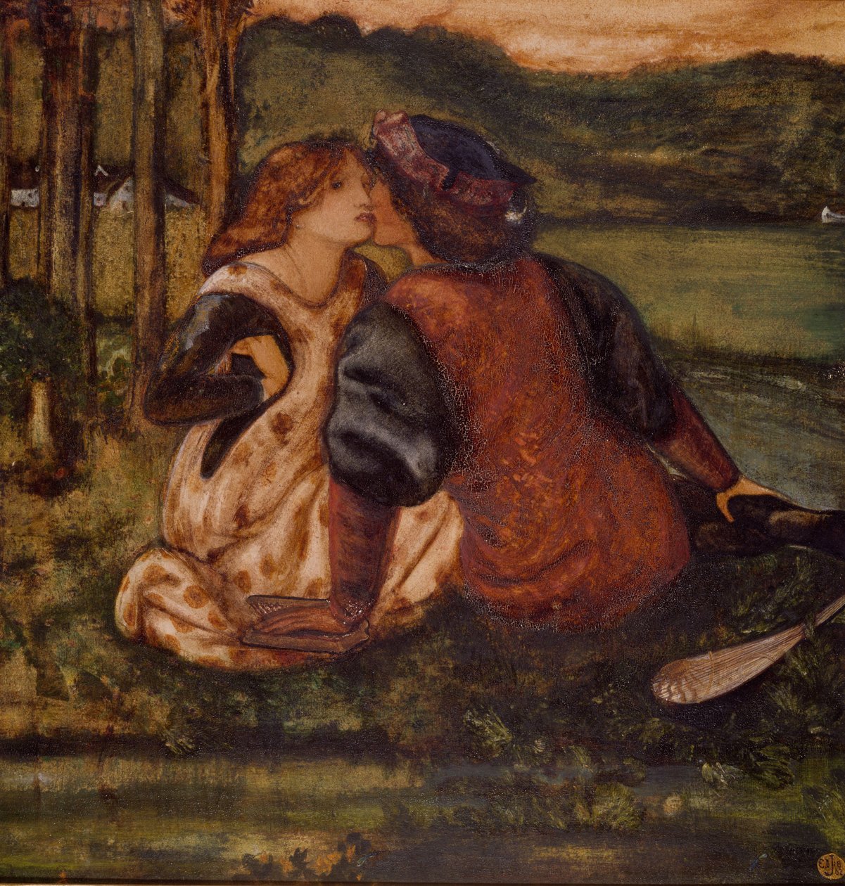 Un idylle, 1862 - Edward Burne Jones