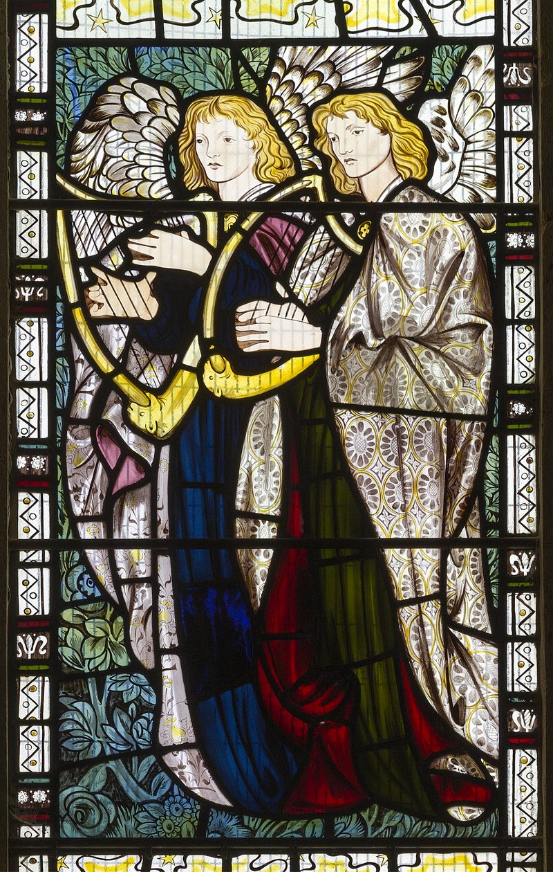 Anges musicaux, 1865 - Edward Burne Jones