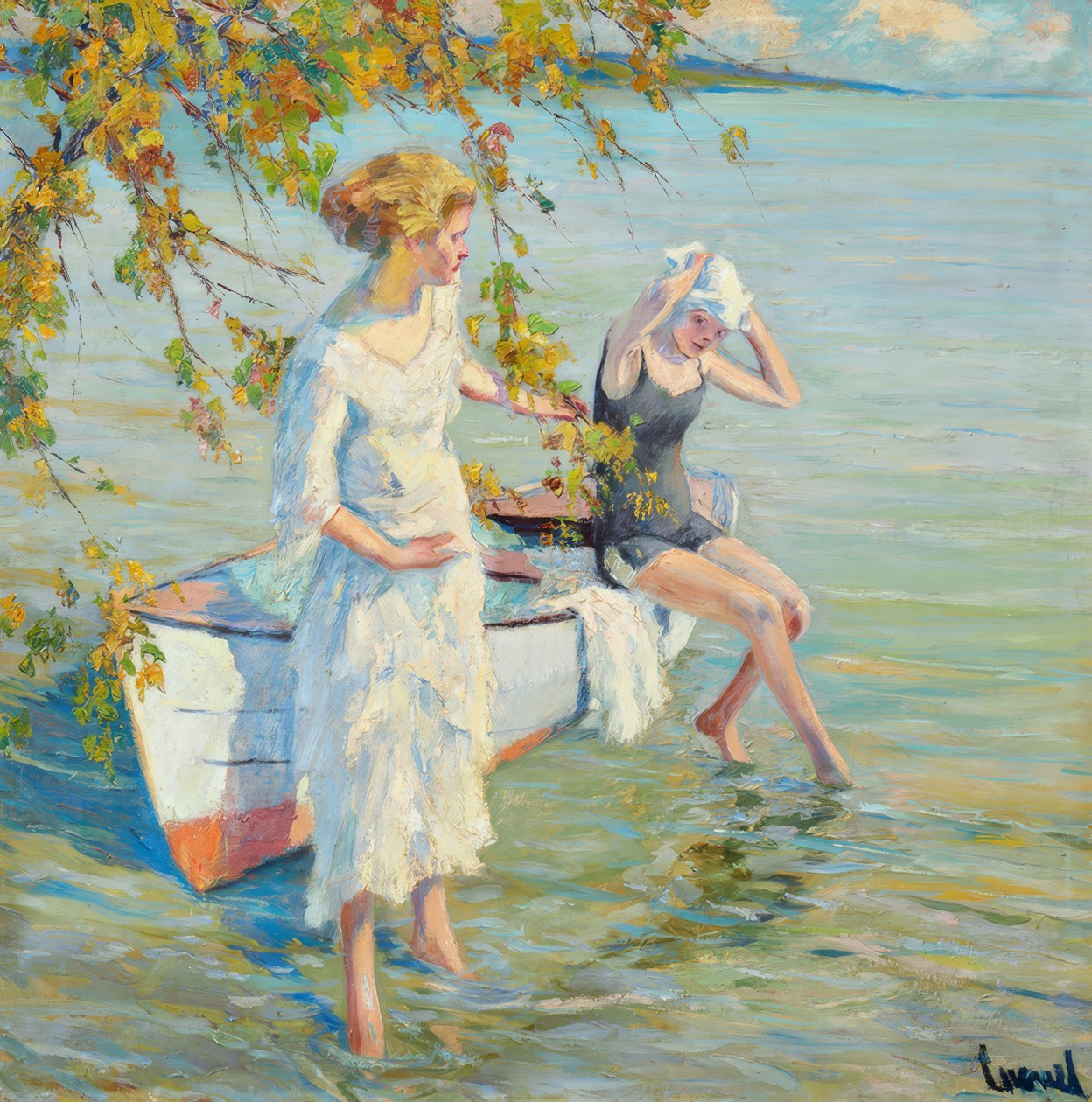 "Sur le lieu de baignade" - Edward Cucuel