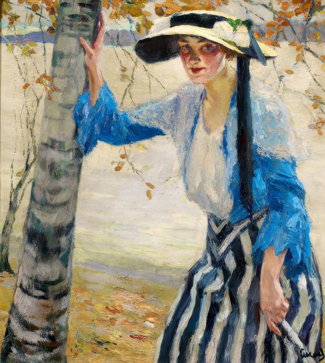 "Sur la rive" - Edward Cucuel