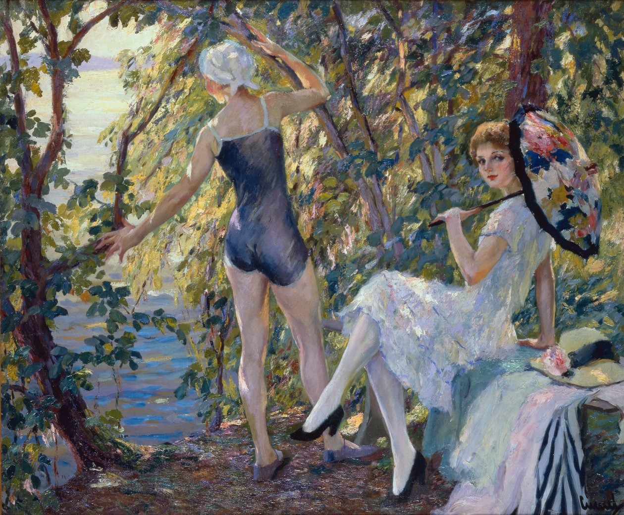 Les baigneurs - Edward Cucuel