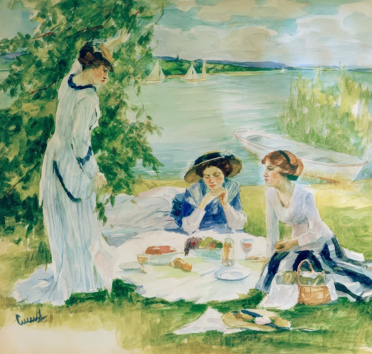 Le pique-nique - Edward Cucuel