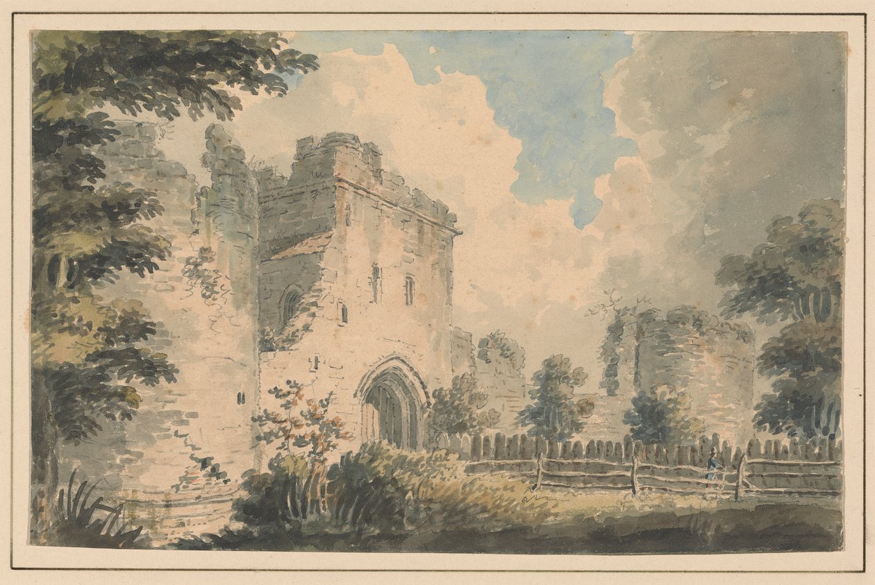 Le donjon, château de Porchester - Edward Dayes