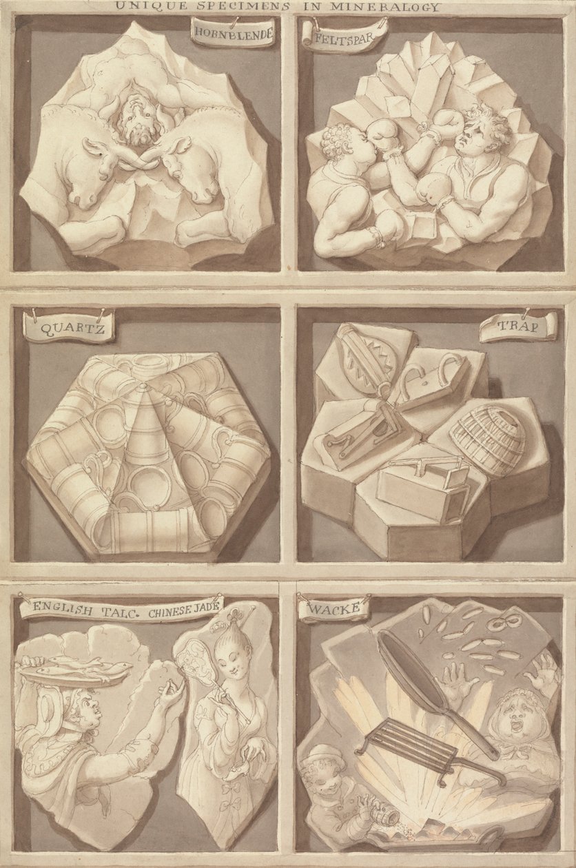 Spécimens uniques de minéralogie - Edward Francis Burney