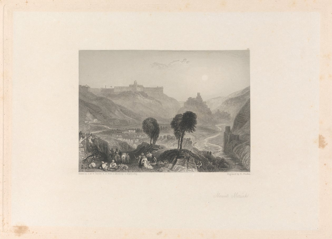 Mont Moriah - Edward Francis Finden