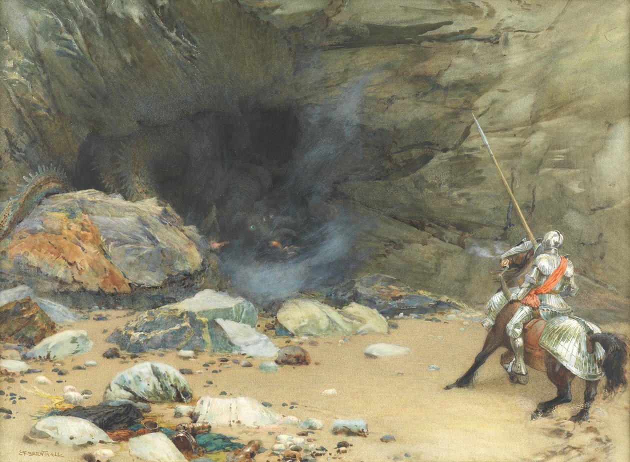 La caverne du dragon - Edward Frederick Brewtnall