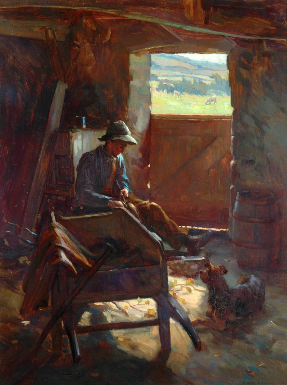 Couper des tiges, 1897 - Edward George Hobley
