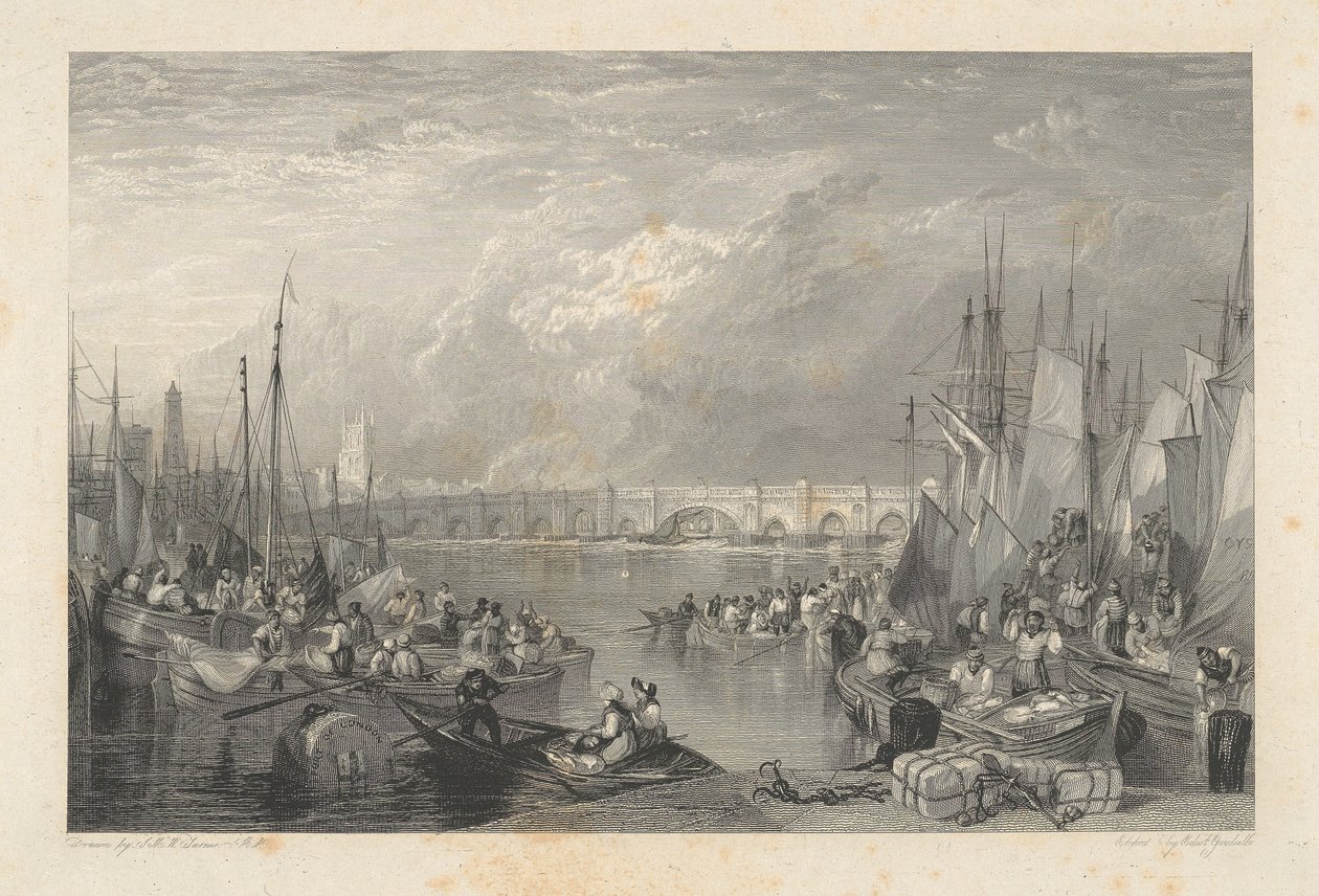 Vieux pont de Londres et environs - Edward Goodall