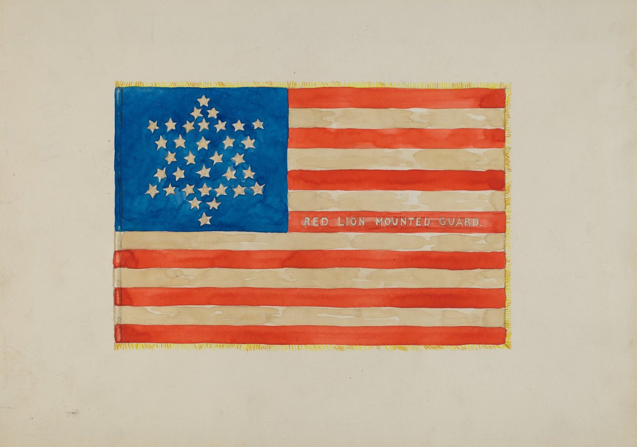 Drapeau : Guerre civile, vers 1936 - Edward Grant