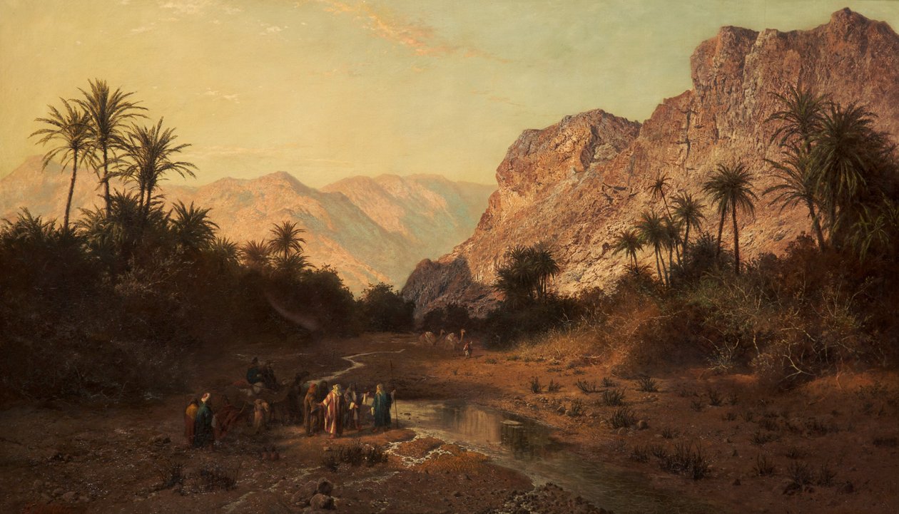 Rephidim, désert du Sinaï, 1877 - Edward Henry Holder