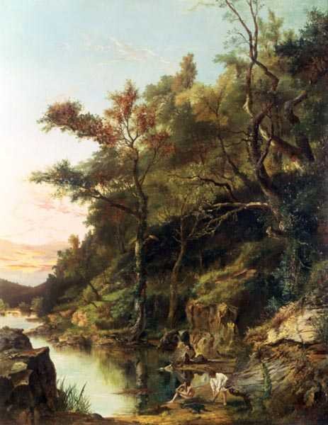 Les baigneurs - Edward Henry Holder