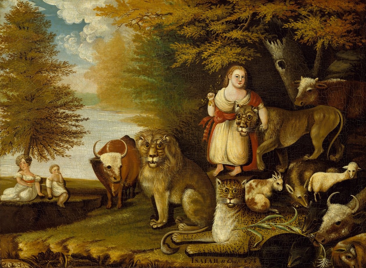 Royaume paisible, vers 1830-32 - Edward Hicks