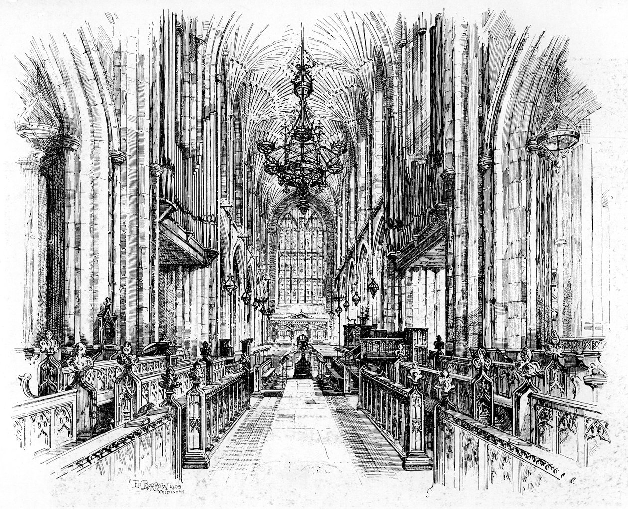 Abbaye de Bath, Bath, Somerset, 1902-1903 - Edward J. Burrows