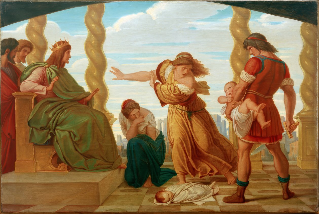 Le jugement de Salomon - Edward Jakob von Steinle