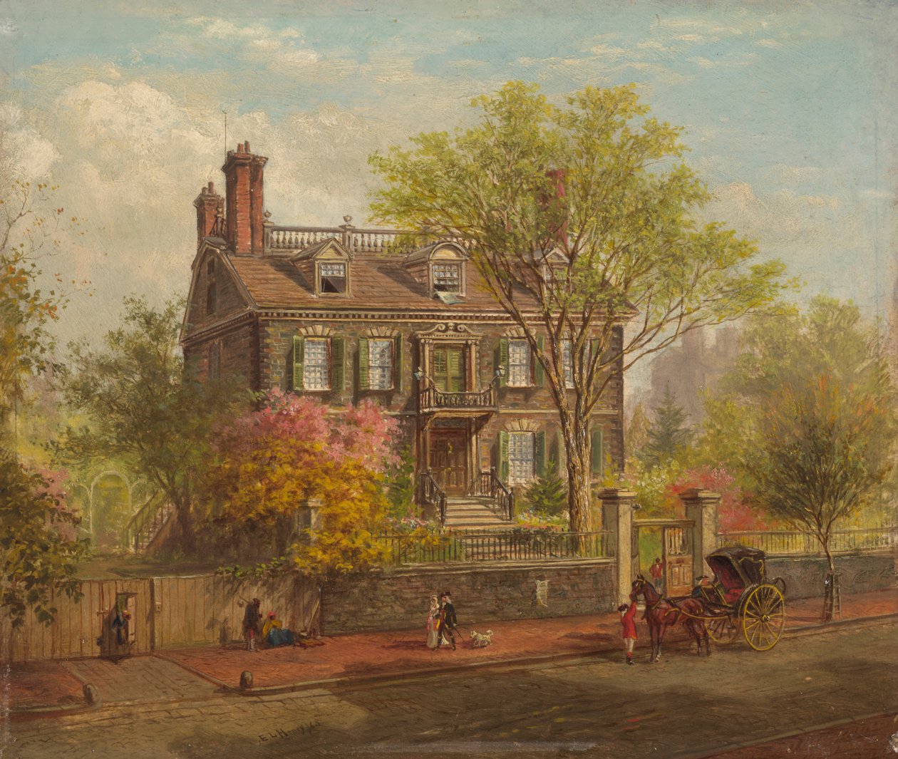 La maison John Hancock - Edward Lamson Henry