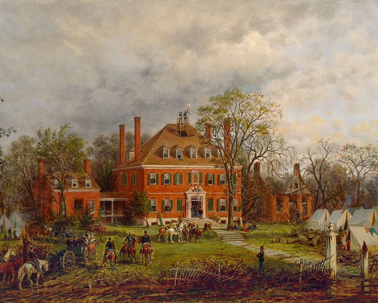 La vieille maison Westover - Edward Lamson Henry