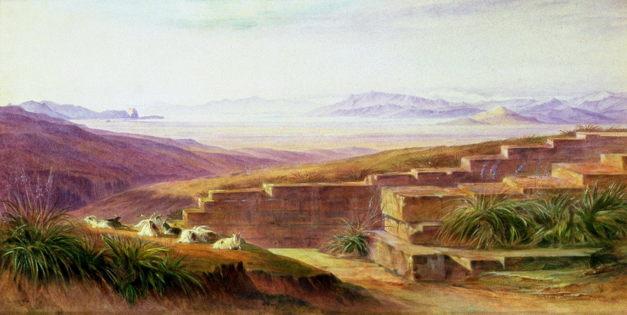 Argos depuis Mycènes, 1849 - Edward Lear