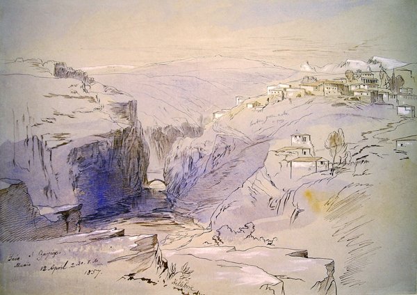 Baia, Zagora, Albanie - Edward Lear