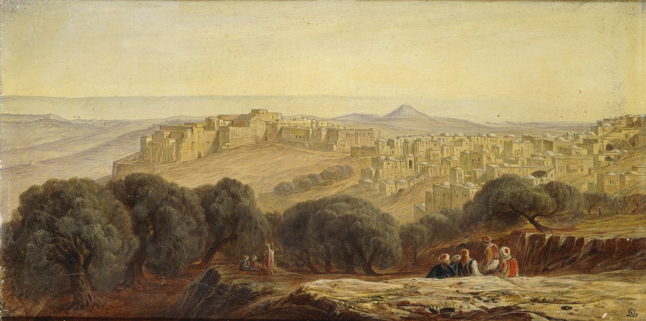 Bethléem, 1873 - Edward Lear